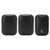Wireless Doorbell ABS Black Self Powered 150m Range 433MHz with 2 Receivers for Home Hotel Factory AC