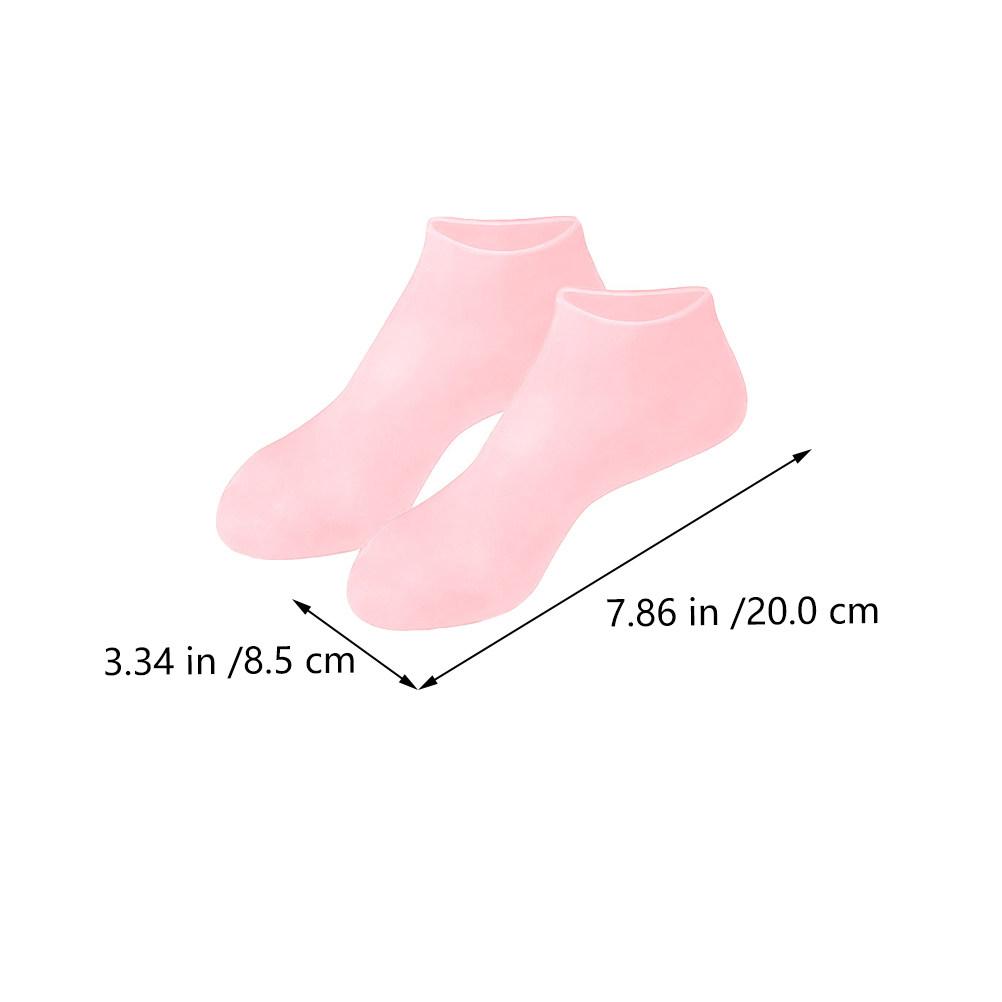 3Pairs Supple Moisturizing Socks for Cracked Heels Professional Foot Care Spa Supplies Locks In Moisture Exfoliation