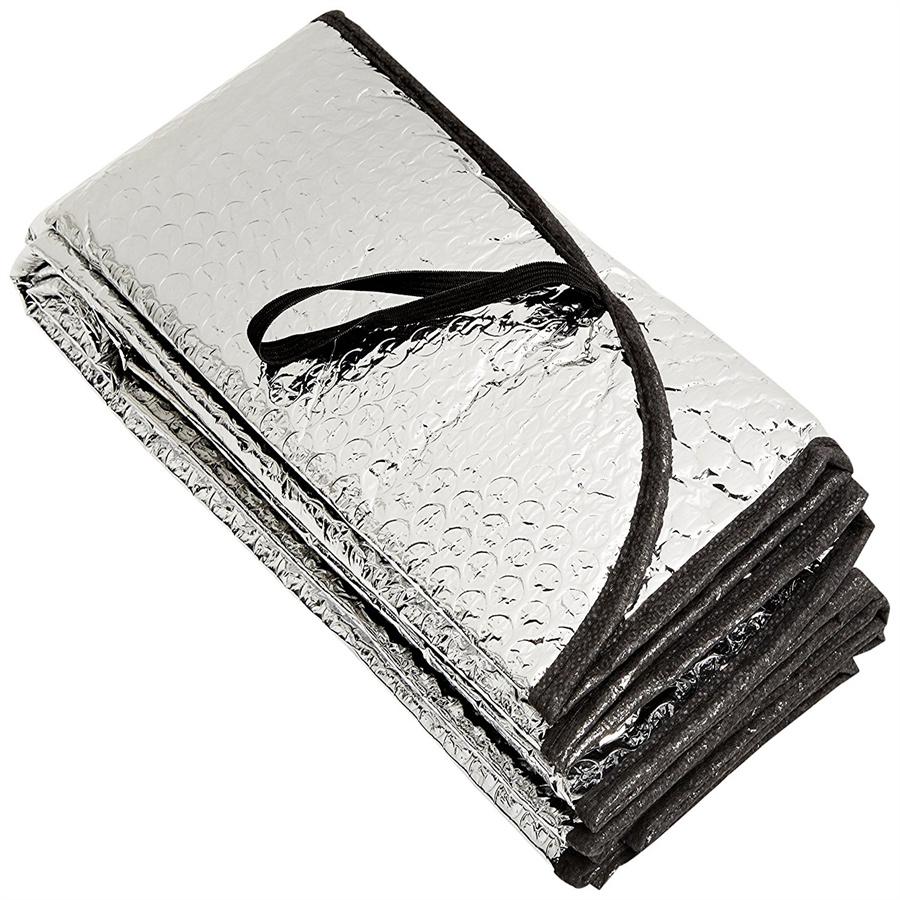 Silver Foldable Sun Shade Windshield Sun Visor Cover Anti-UV Protection 130*60cm