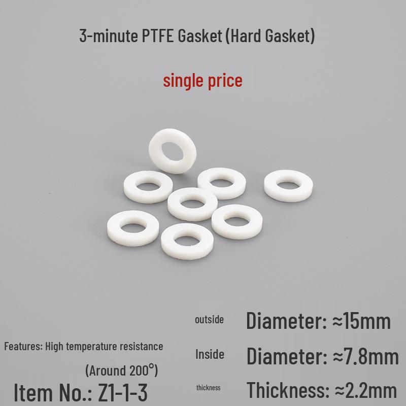 Jeu de Joints Souples en Caoutchouc Silicone et Joints Durs en PTFE - Différentes Tailles Disponibles