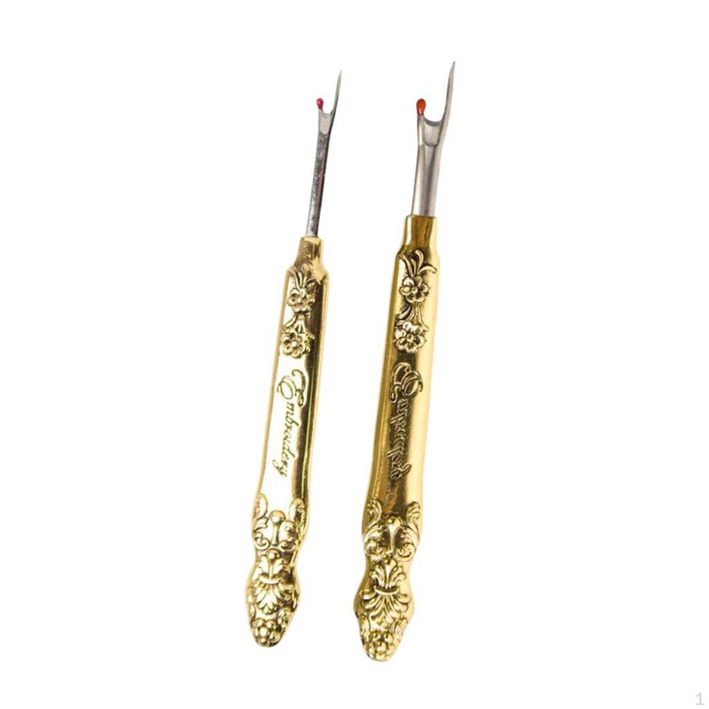 Sewing Stitch Ripper Engraved Seam Set Portable Handcrafts Embroidery Tools Thread Remover