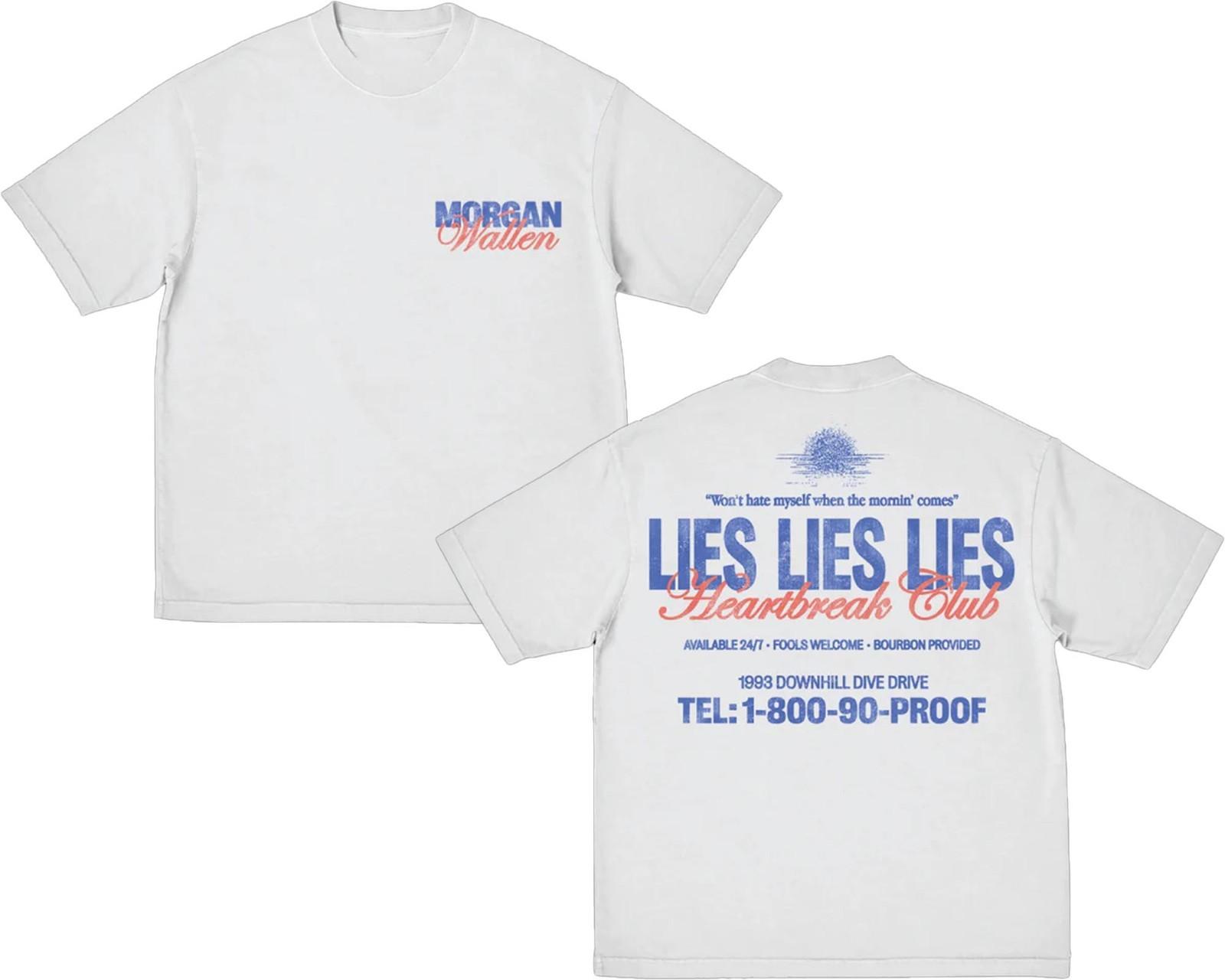 Morgan Wallen I’m The Problem Tour 2026 Lies Lies Lies T-Shirt 2 Sides S-5XL XXXXL