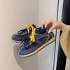 Zhou Yutong's same leather women's shoes jumping sugar retro red ballet training shoes inner height increase casual shoes pre-order