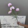 Artificial 4 Heads Echinacea Purpurea Flower Simulated Chrysanthemum Flower Branch for Wedding Party Floral Decoration 6 pieces