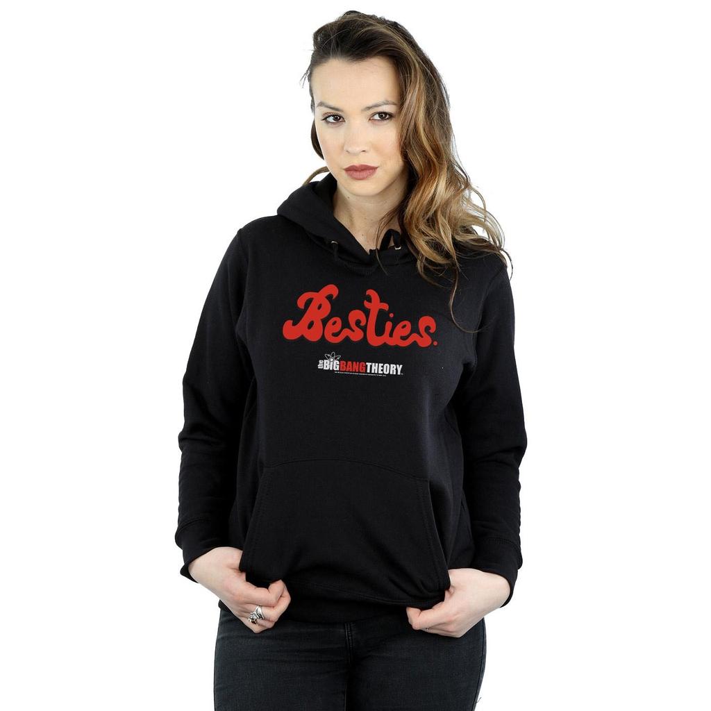 The Big Bang Theory Womens/Ladies Besties Text Hoodie