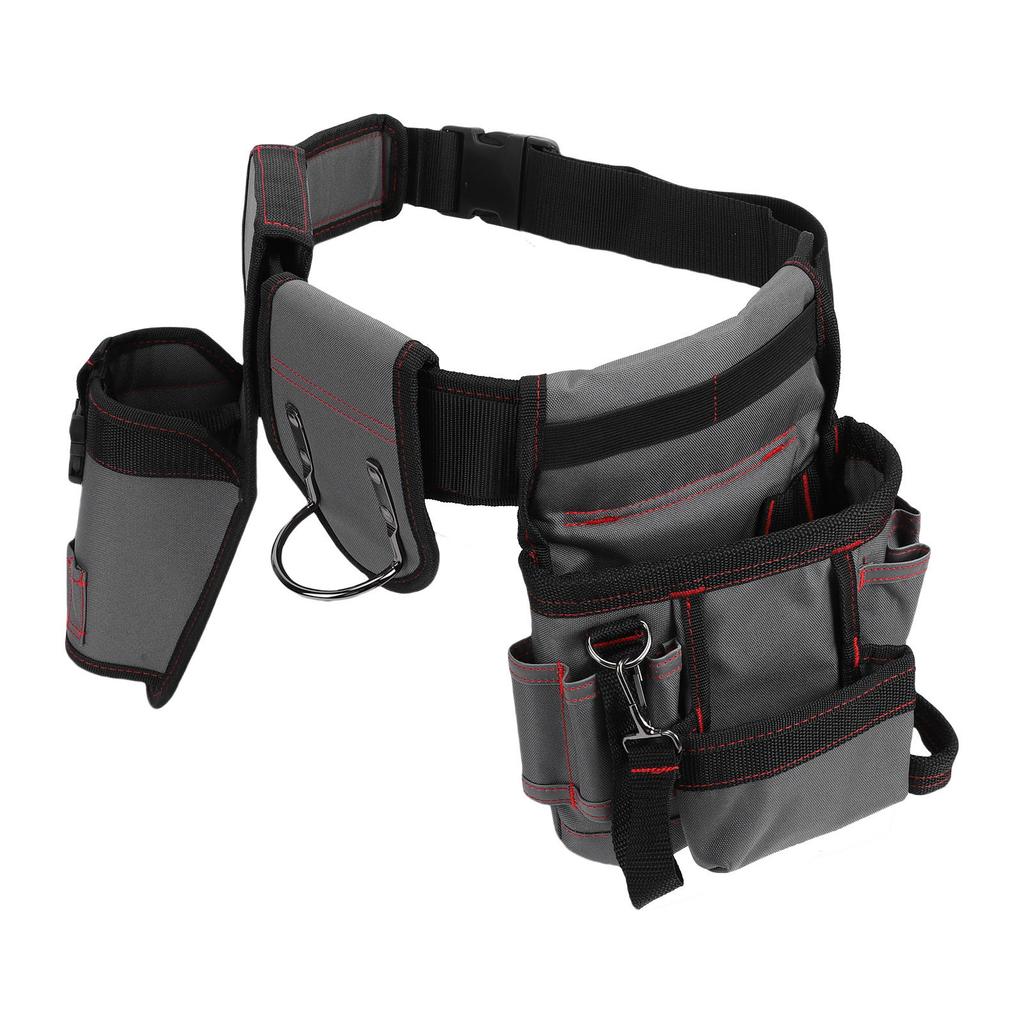 Cinto de Ferramentas Multifuncional Destacável Ajustável Tecido Oxford Bolsa de Cintura para Ferramentas para Eletricista Carpinteiro Encanador