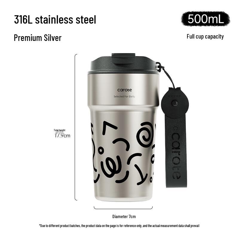 Carote Insulated Stainless Steel Dual-Drink Tumbler