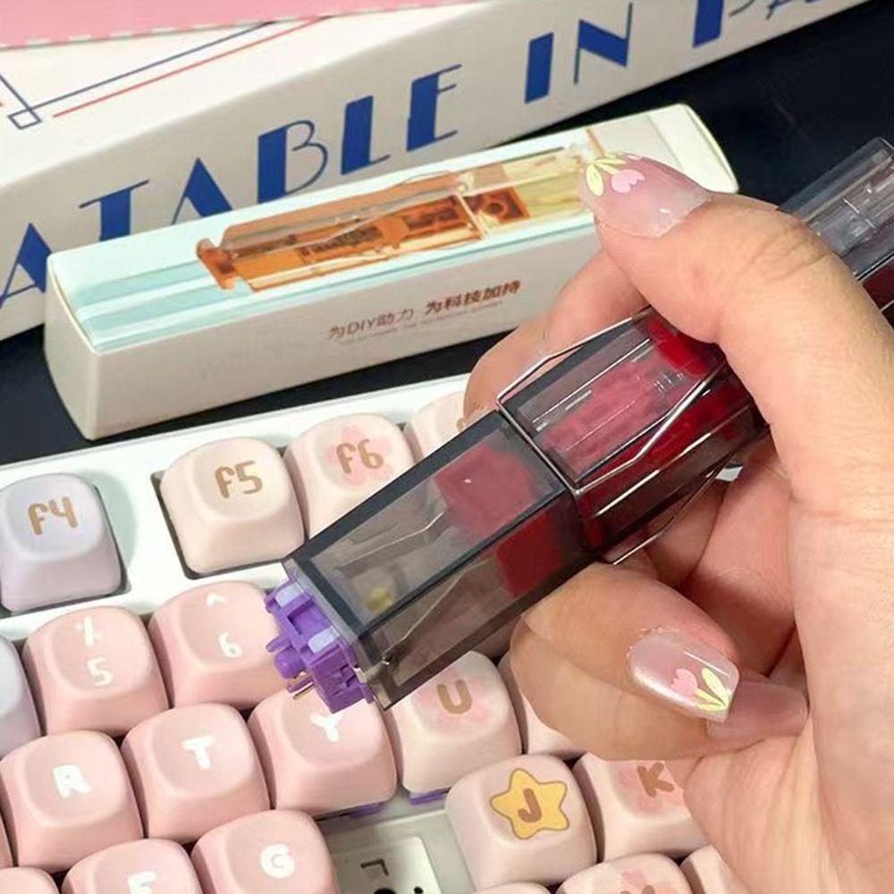 Multifunction Keyboard Switch Puller DIY Keycaps Remover Tool Keys Caps Puller  RGB Keyboard