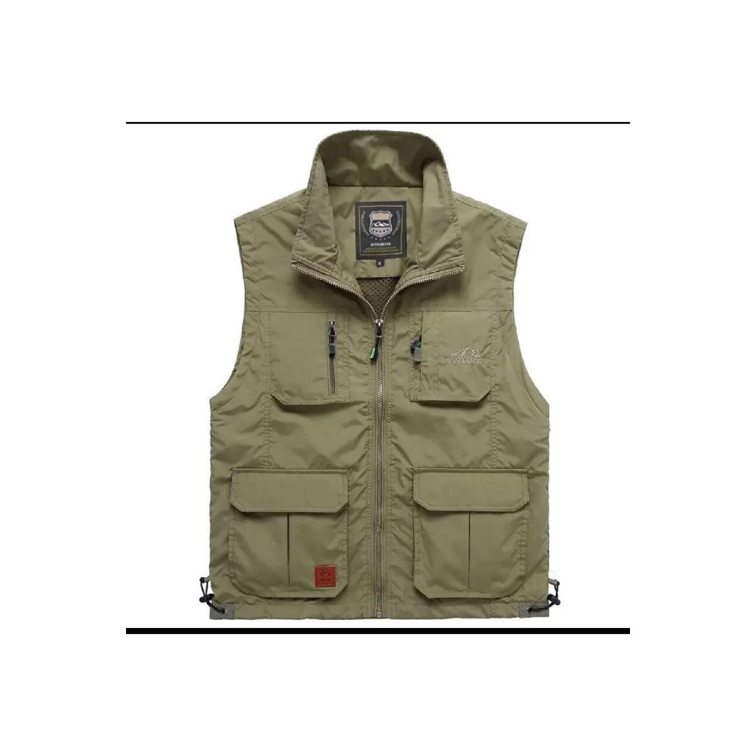 

Жилет для улицы Four Seasons спортивный жилет с несколькими карманами L бежевый