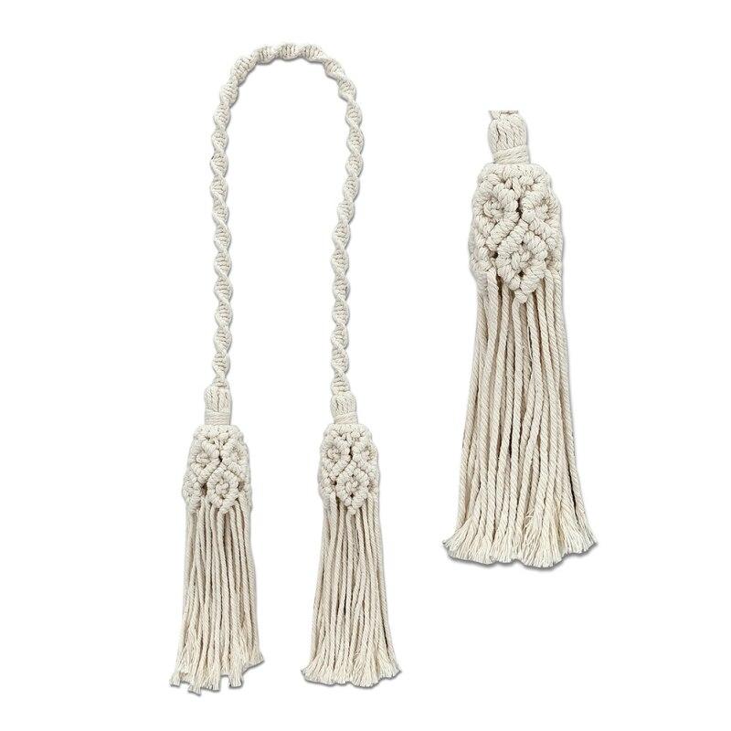 Pendientes De Borla De Corbata Tejida De Estilo Chino Boho Pendientes De Borla De Corbata Tejida De Estilo Chino Boho