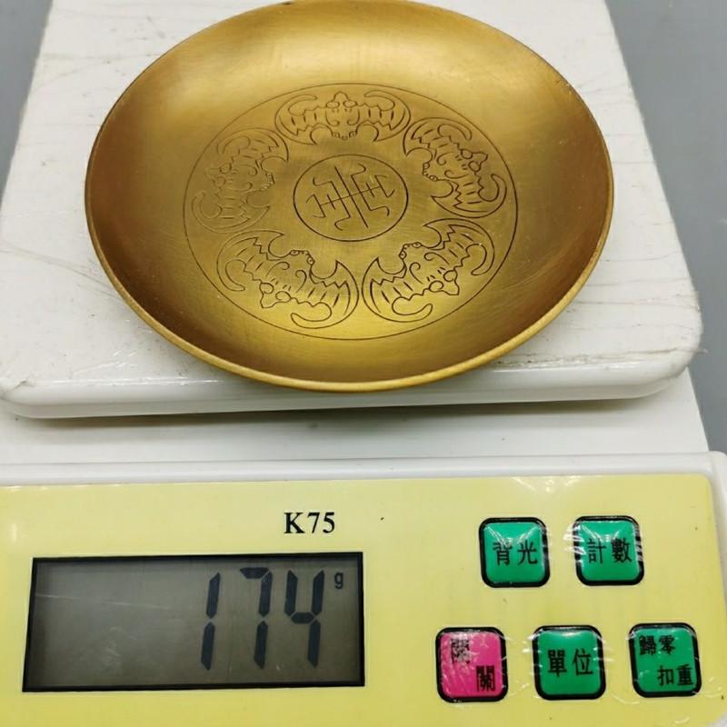 Buddhismus Kupferplatte 18cm Glückverheißende Tibetische Messing Gravur Schale Anbetung Für Buddha Obstschale Schreibtisch Heim Geschenk Dekorativ