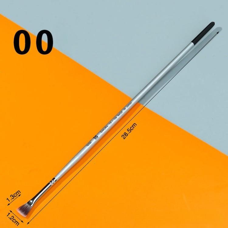 1 Piece Nylon Fan Brush for Artists Shape Painting Brushes for Multiple Mediums Art Exam Studio Use