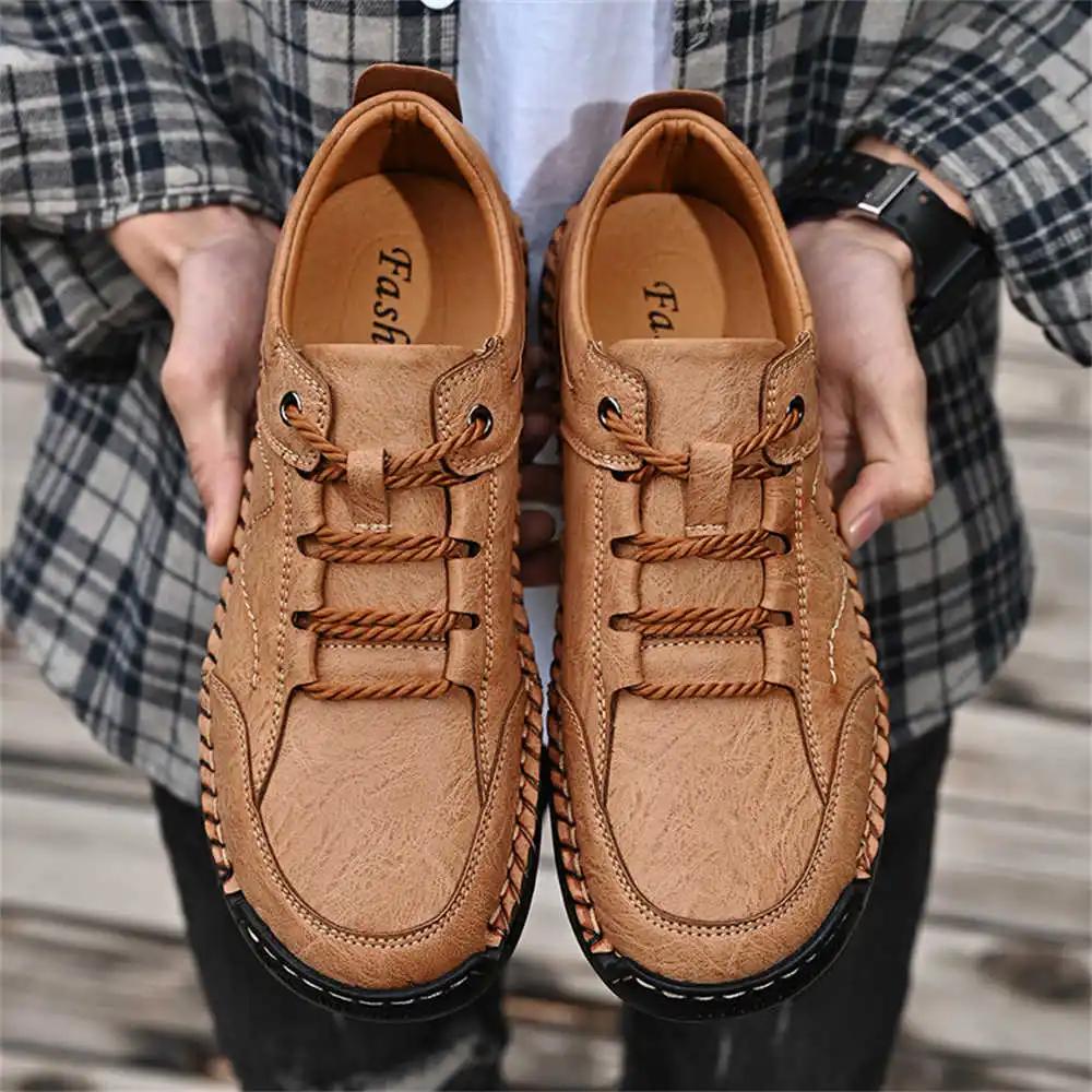 Round Tip Low Hiking Walking Shoes Men's Sports Running Shoes Hike Up Hiking Boots Sneakers Sapatenis First Degree Brand