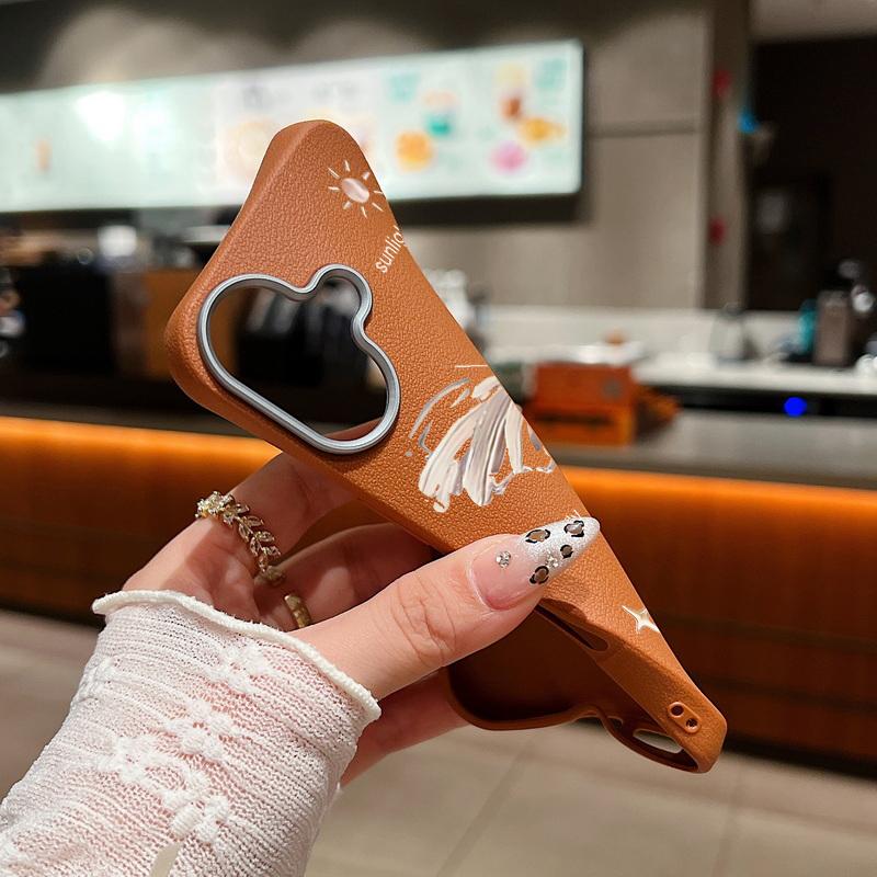 Simple Butterfly Print Shockproof Soft TPU Case For iPhone 16 Pro Max 15 Pro 14 13 12 11 Lens Protection Matte Leather Texture Slim Phone Cover