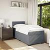 VidaXL Slatted Bed Base and Mattress Dark Grey 80x200 Cm Velvet 3286157