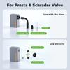AIRBANK POCKET 2 PRO Electric Mini Bike Pump 420mAh Battery 120PSI Smart Bicycle Tier Inflator Aluminum Alloy Shell with Screen