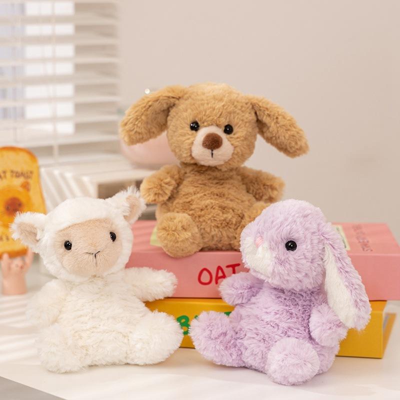 Cute Sweet Little Animal Series Sitting Posture Bear Rabbit Penguin Puppy Plush Toy Doll Children's Pillow