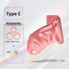 Male Chastity Cage Resin Breathable Design Secure Lock Anti Removal Discreet Device Adjustable Ring Personal Wellness Adult Toy