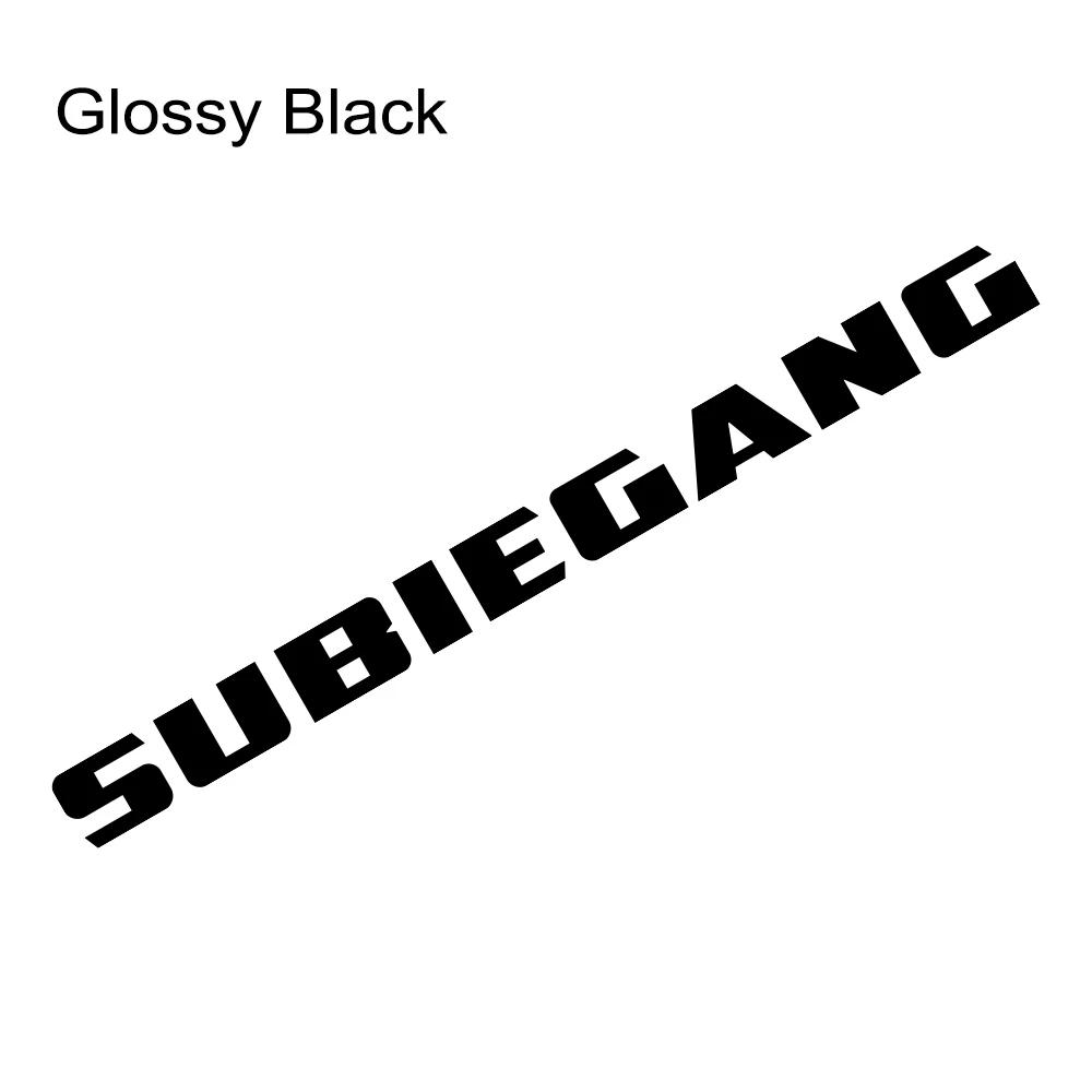 SUBIE GANG JDM Car Windshield Body Sticker For Subaru BRZ Impreza Crosstrek Forester WRX STI Vinyl Decal Car Decor Accessories