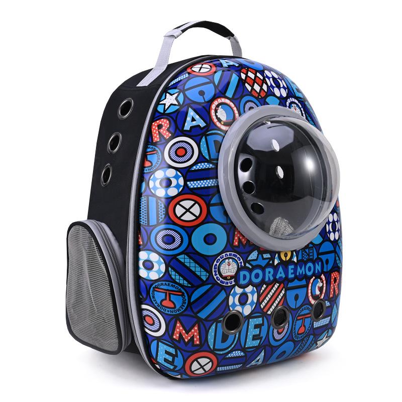 Cat Bag Out Portable Space Capsule Breathable Cat Backpack Pet Double Shoulder Large Capacity Cage Dog Cat Supplies