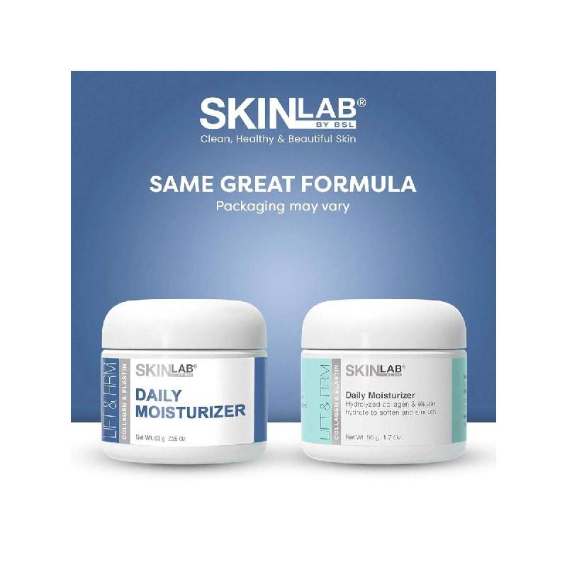 Skin&Lab Lift & Firm HYDRATANT QUOTIDIEN 50g-Collagène Hydrolysé & Élastine, Vitamine C Et Vitamine E Pour Hydrater, Adoucir&Apaiser Les Ridules Et
