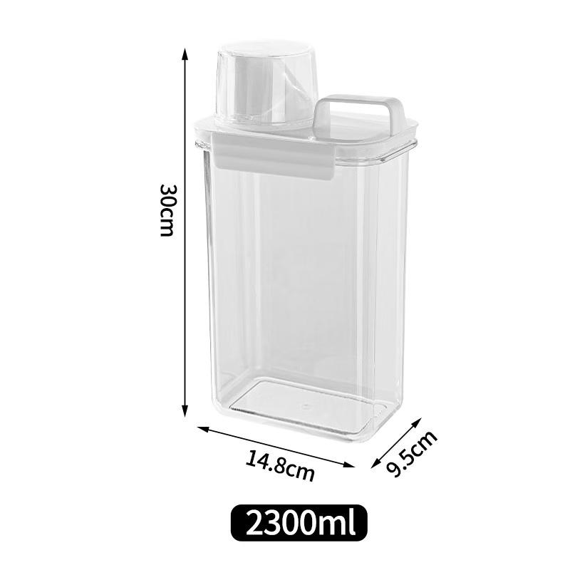 ZISIZ Large Airtight Food Storage Containers - 2300ml Set of 2