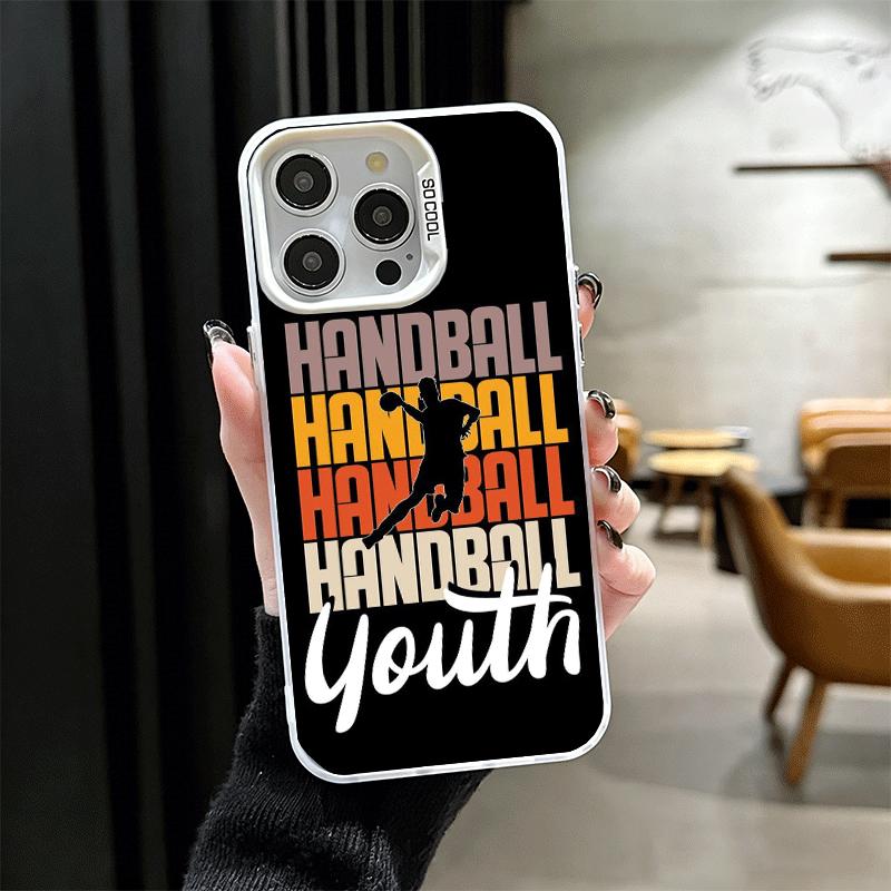 Handball Sport Shockproof Phone Case for iPhone 17 Air 16 16E 15 Pro Max 14 Plus 13 Mini 12 Back Cover Anti Fall Fundas