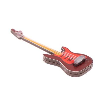 1:12 Bábikový Dom Miniatúrna Hudobná Inštrument Elektrická Gitara Pre Dekoráciu Domu