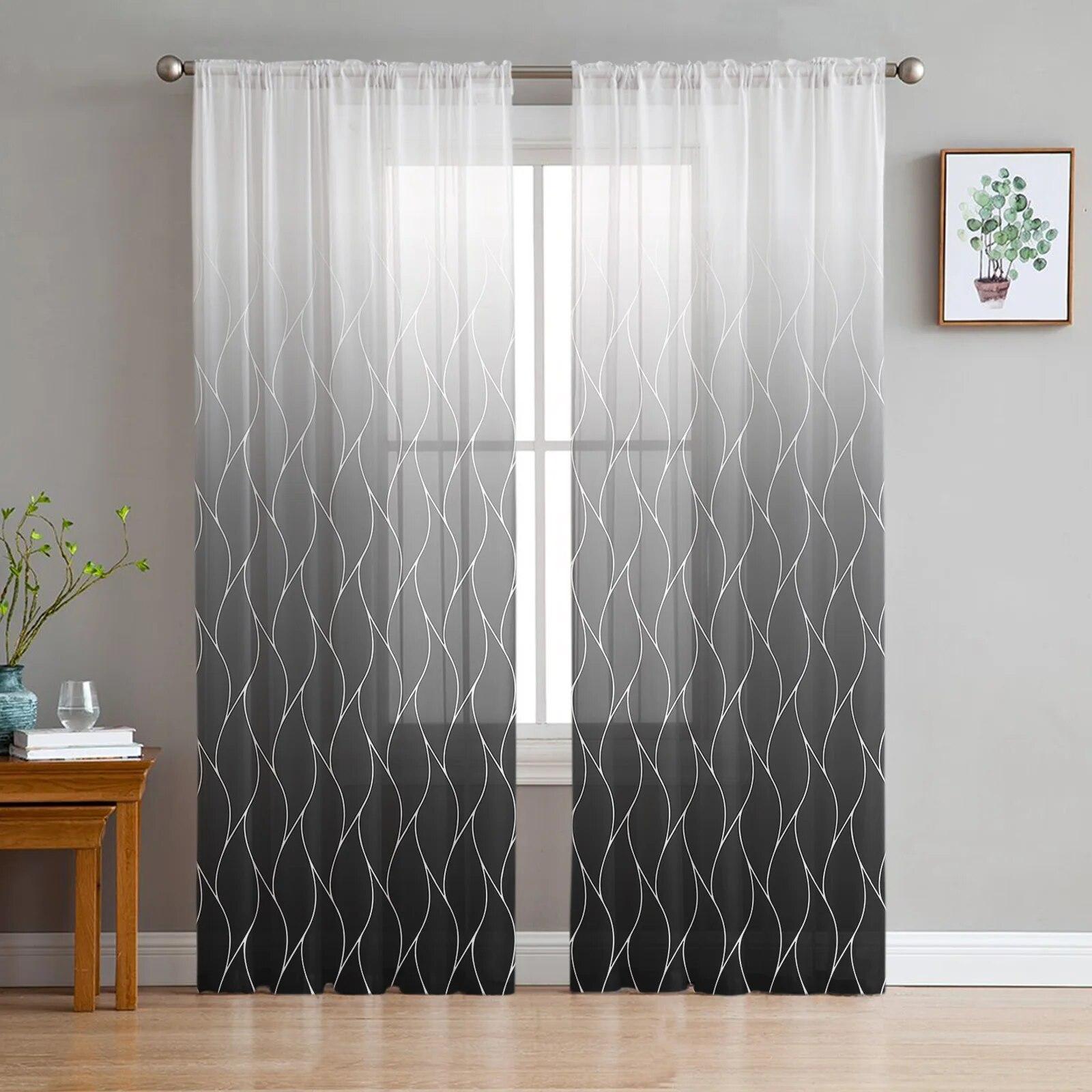 

Марокко Текстура Темно-Синяя Вуаль Прозрачные Шторы Для Гостиной Окна Шифон Тюль Шторы Кухня Спальня Шторы Домашний Декор 135W x 244H(cm)