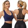 Zipper Sports Shockproof Bra Women Gather Underwear For Sporty Women Plus Size Bodybuilding Running Yoga Sports Bra Vest