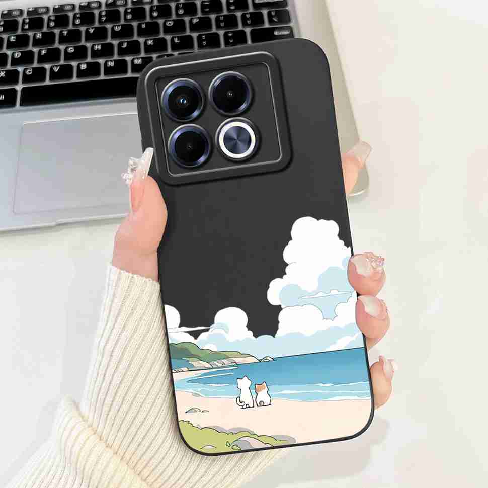 Spring Flower Case For Infinix Note 40 5G Cover Silicone Soft Shockproof Funda For Infinix Note 40 X 40X Note40 Note40X Casing