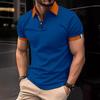 Men's Short Sleeve Polo, Casual Top, Comfortable & Versatile
