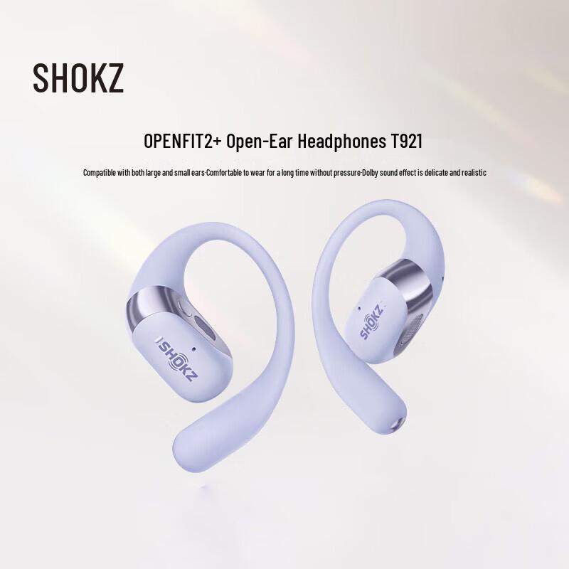 SHOKZ OpenFit 2+ T921 Open-Ear Bluetooth Sport Headphones