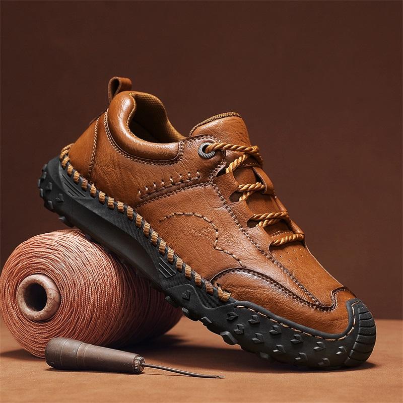 Fashion Leather Fashion Walking Shoes 2025 New Luxury Men Sneakers Male Comfortable Outdoor Shoe High Quality All-match Business Shoes