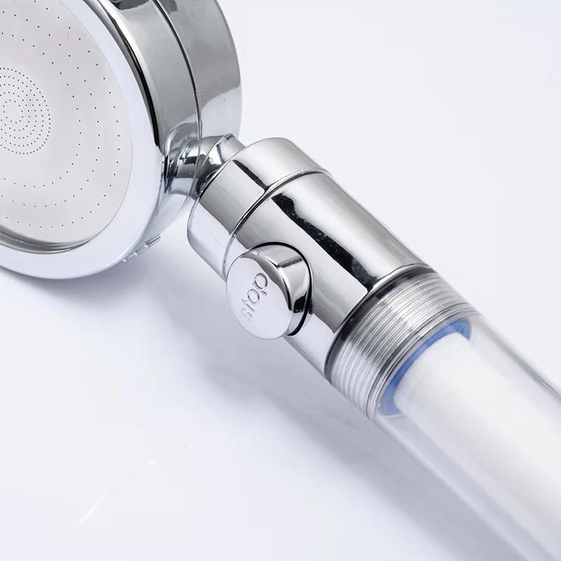 ZHIYAN Rainfall High Pressure Water Saving Chrome Handheld Shower Head Spa Shower Head for Hotel Bathroom Project