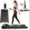 Esteira de Caminhada FT21 Visor LED Controle Remoto Compacta Walking Pad Uso Doméstico Escritório esportes