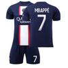 2022-23 PSG Heimweißes Trikot #30 Messi #7 Mbappé #4 Ramos #11 Di María Fußballtrikots