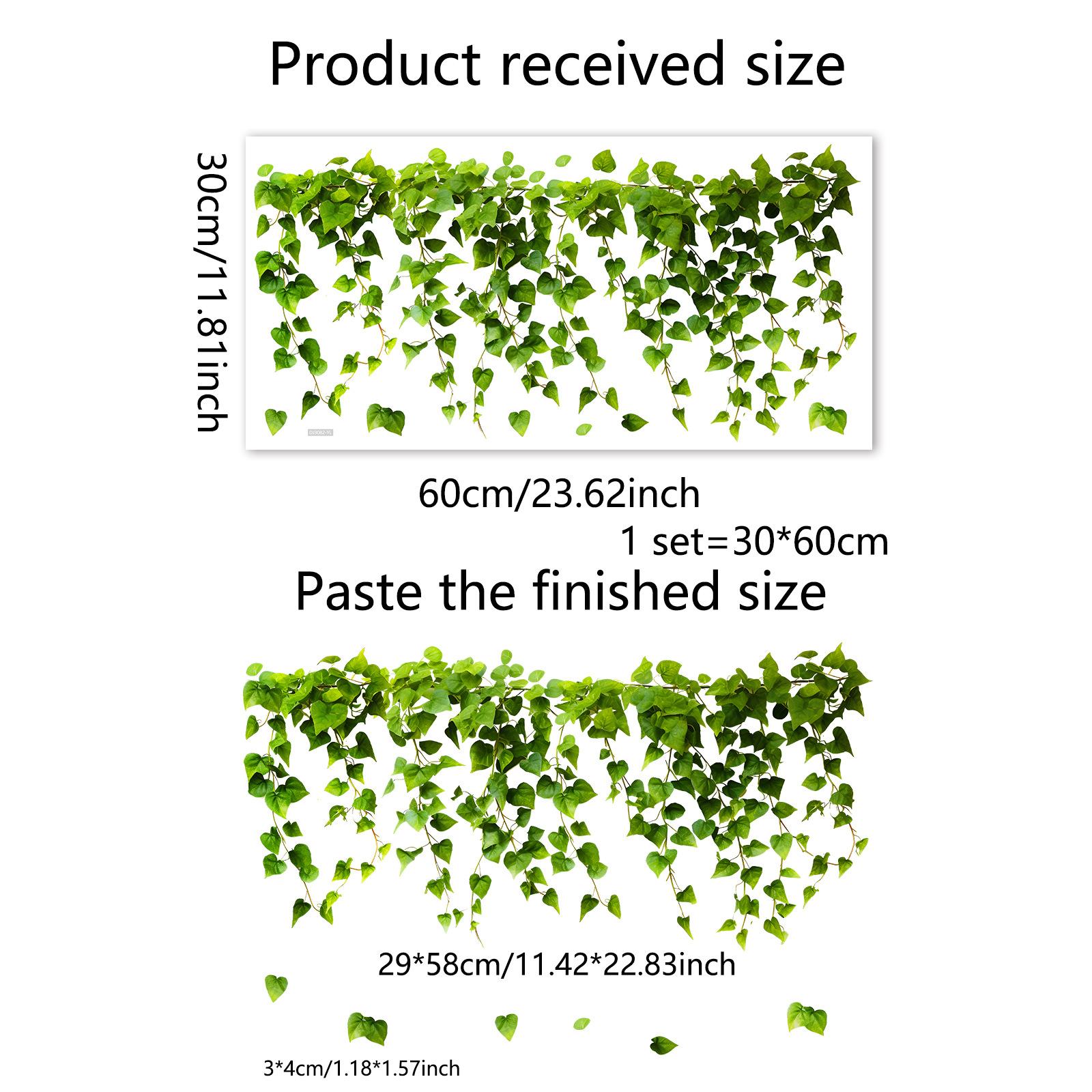 

Новые креативные наклейки на окна с зелеными листьями и растениями для детских комнат, домашний декор, наклейки-декали для стеклянных окон, сад темно-фиолетового