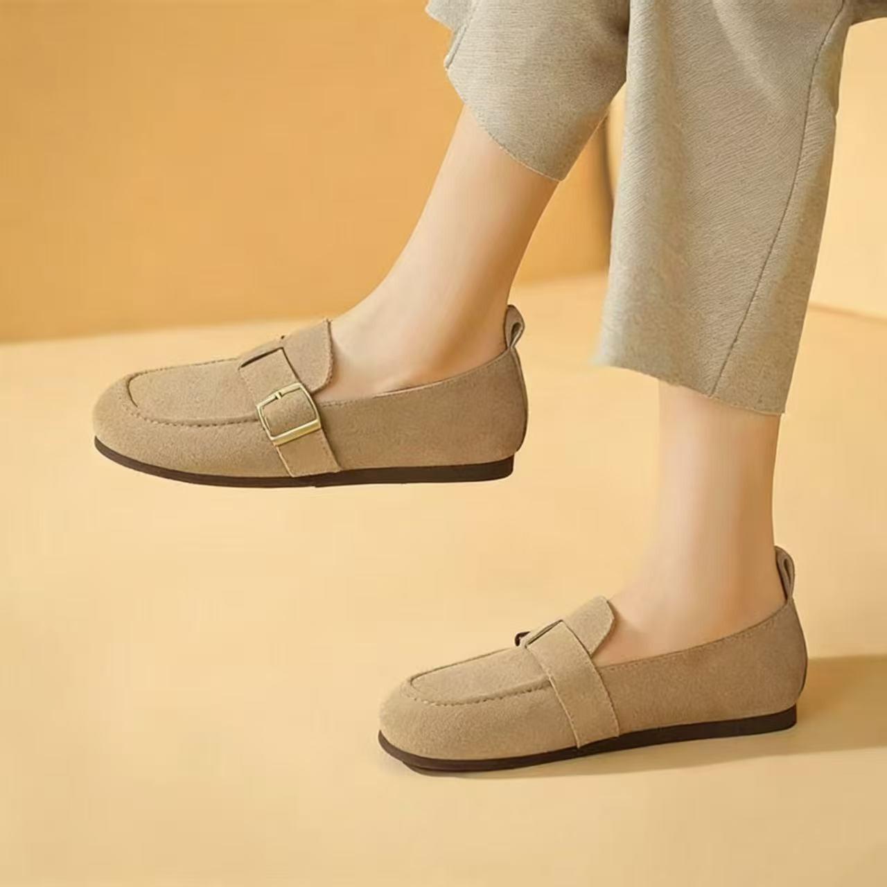 22 новые весенне-осенние Birkenstocks, Doudou, однотонная обувь, мягкая подошва, не утомляет, для беременных женщин 40 абрикосовый