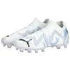 Puma Future Match Bl Round Toe Lace-Up Ag Fg Artificial Grass Natural Grass Soccer Shoes Women Soccer Shoes White Blue 107406-01