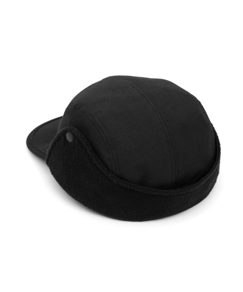 Eondeokeonteulol Winter Thermal Earflap Camp Cap Trapper Hat Earflap Unisex Flat Brim Hat Camp / Original Script / Ear Flap / F Black