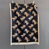 Autumn New Cashmere Tassel Scarf Women's Fashion Age-reducing Jacquard Scarf Warm and Thickened Large Shawl