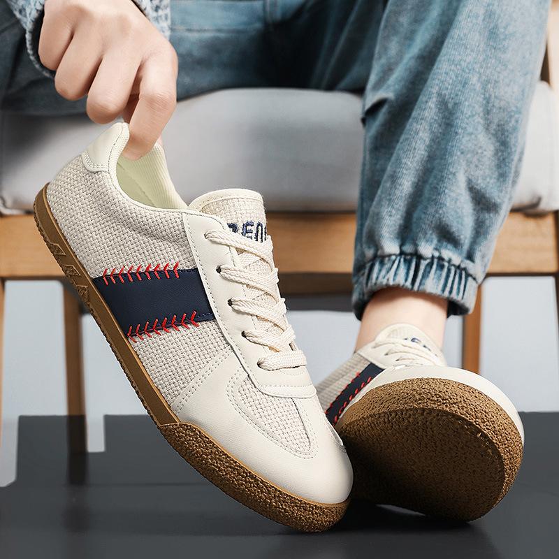 Jarní a letní nová pánská obuv sportovní obuv plátěný svršek pohodlná a měkká trendy běžecká obuv Forrest Gump ležérní pánská obuv