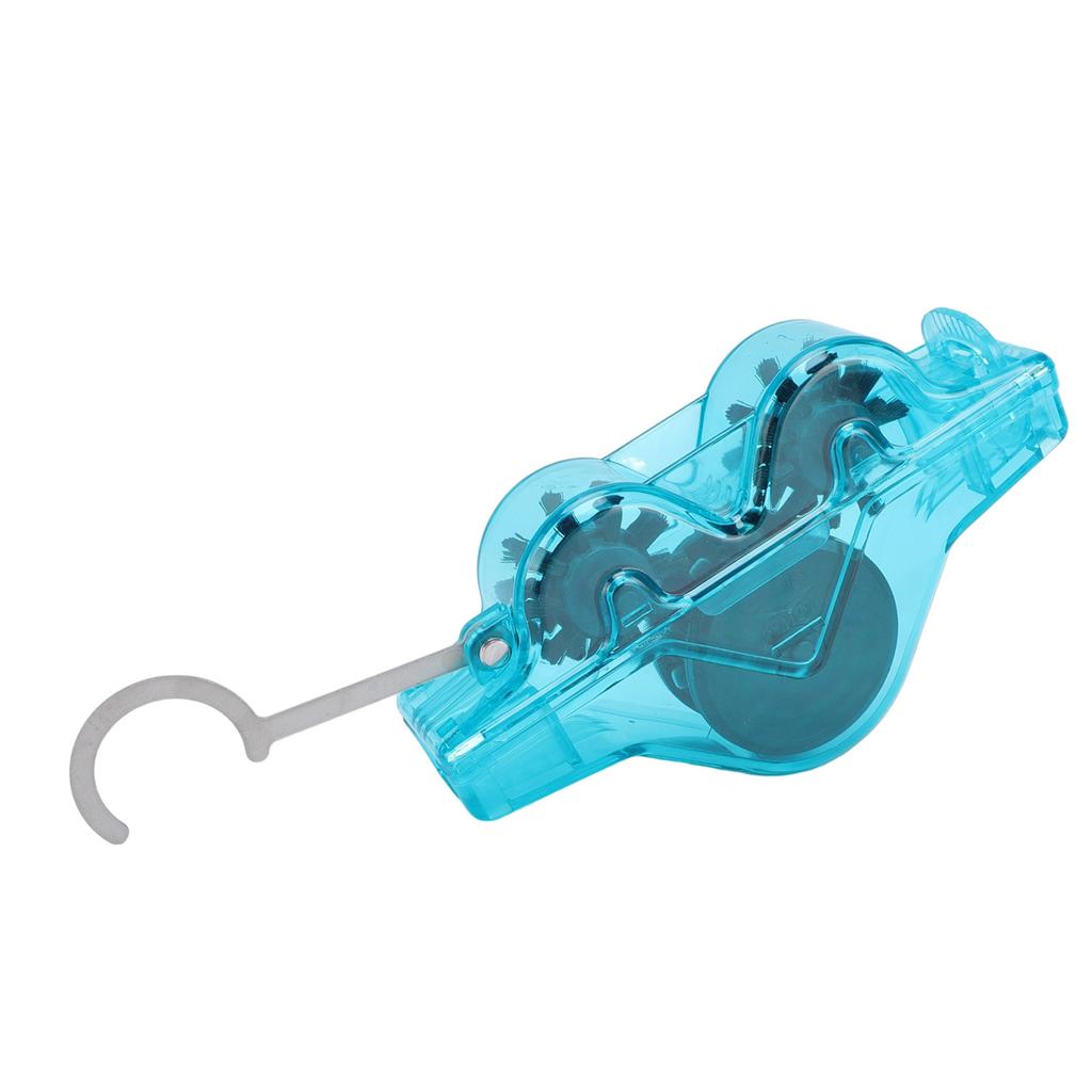 Bike Chain Cleaner Impact Resistance Handsfree Cycling Chain Scrubber for Mountain Bikes Road Bikes Blue