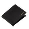 Men' Wings Wallet Made of Natural Cowhide Leather Black