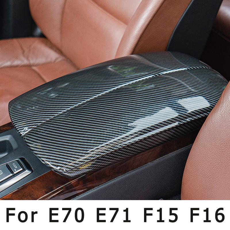 

Стайлинг автомобиля для BMW X5 X6 E70 E71 F15 F16, убирающийся подлокотник, защитные наклейки, чехлы, отделка салона автомобиля