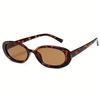 1pc Vintage Oval Sunglasses Women Luxury Brand Designer Small Oval Sun Glasses Retro Black Red Glasses Ladies Goggle