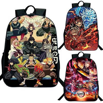 Anime Demon Slayer Batoh Kimetsu No Yaiba Tanjiro Nezuko Kamado Ruksak Studenti Chlapci Dívky Děti Školní Tašky Dárek