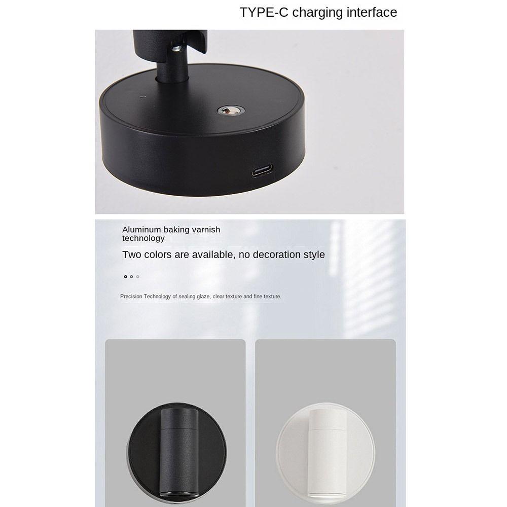 Magnetic LED Wall Light Wall Mounted Wall Lamp Portable Cabinet Spotlight  Bedroom