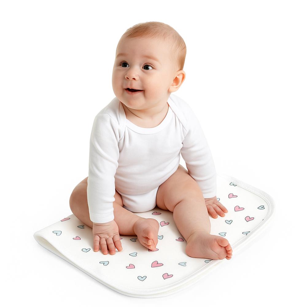 Waschbare Baby-Wickelunterlage Niedliche Cartoon-Bettwäsche Urin-Pads Weiche Baby-Urinmatte Baby